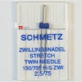Schmetz Tweelingnaald 2.5 / 75